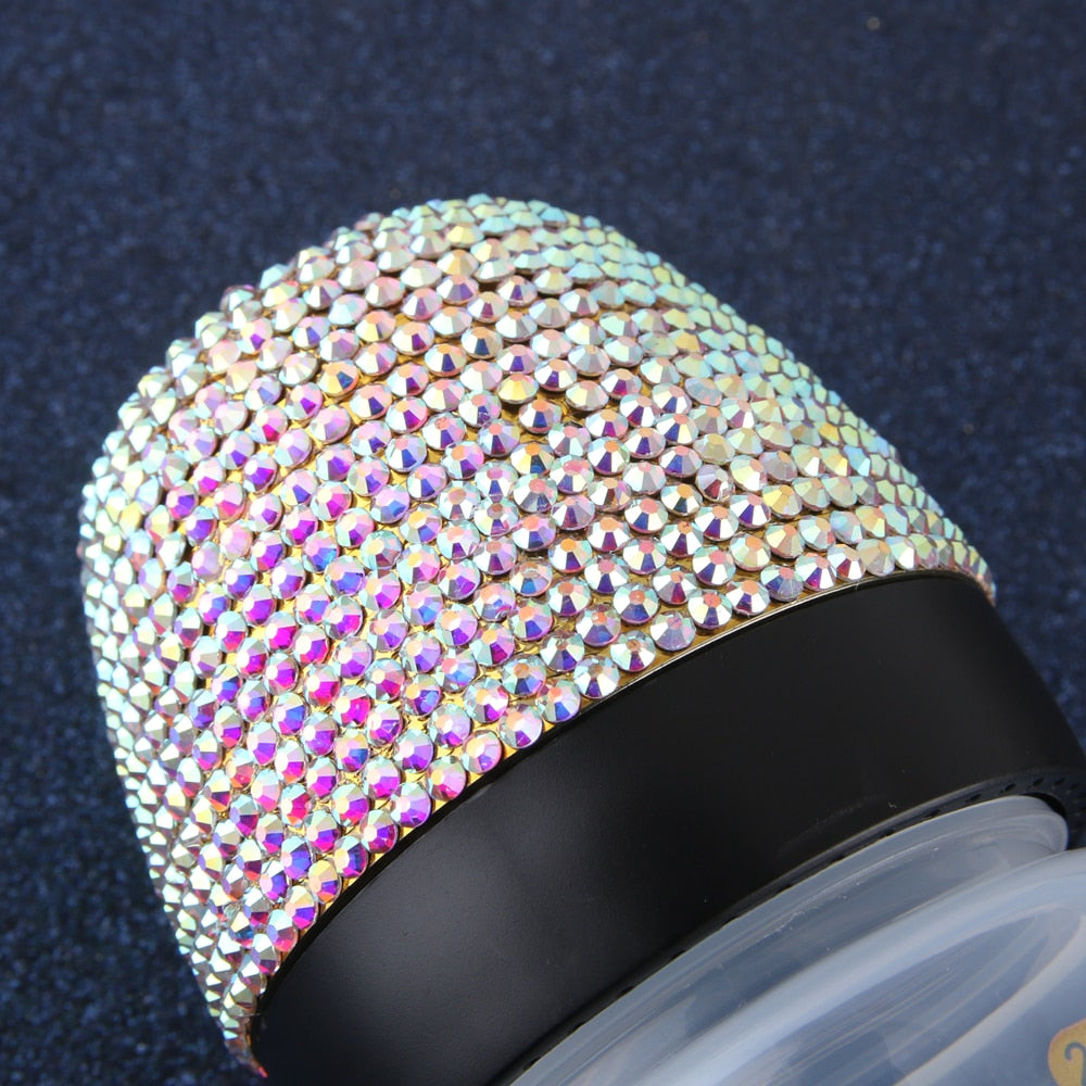 Baby Luxury Bling Crystal Embellished Feeding Bottle 240ml
