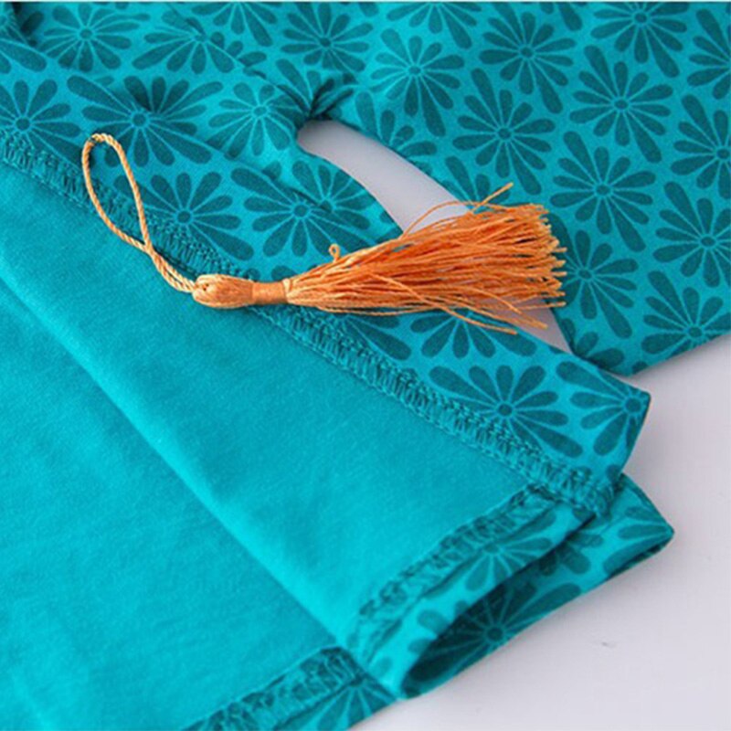 Baby Blue Japanese Style Kimono & Jumpsuit Set (Age Newborn - 3yrs)