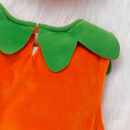Baby Boys / Girls Pumpkin Halloween Costume (Age 6M-3Y)