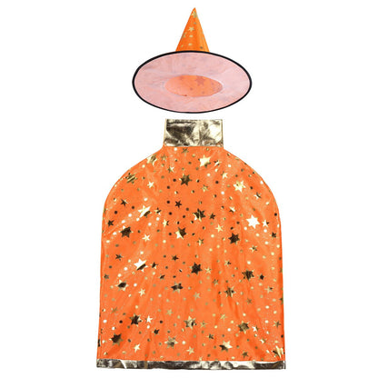 Kids Wizard Costume Cloak & Hat