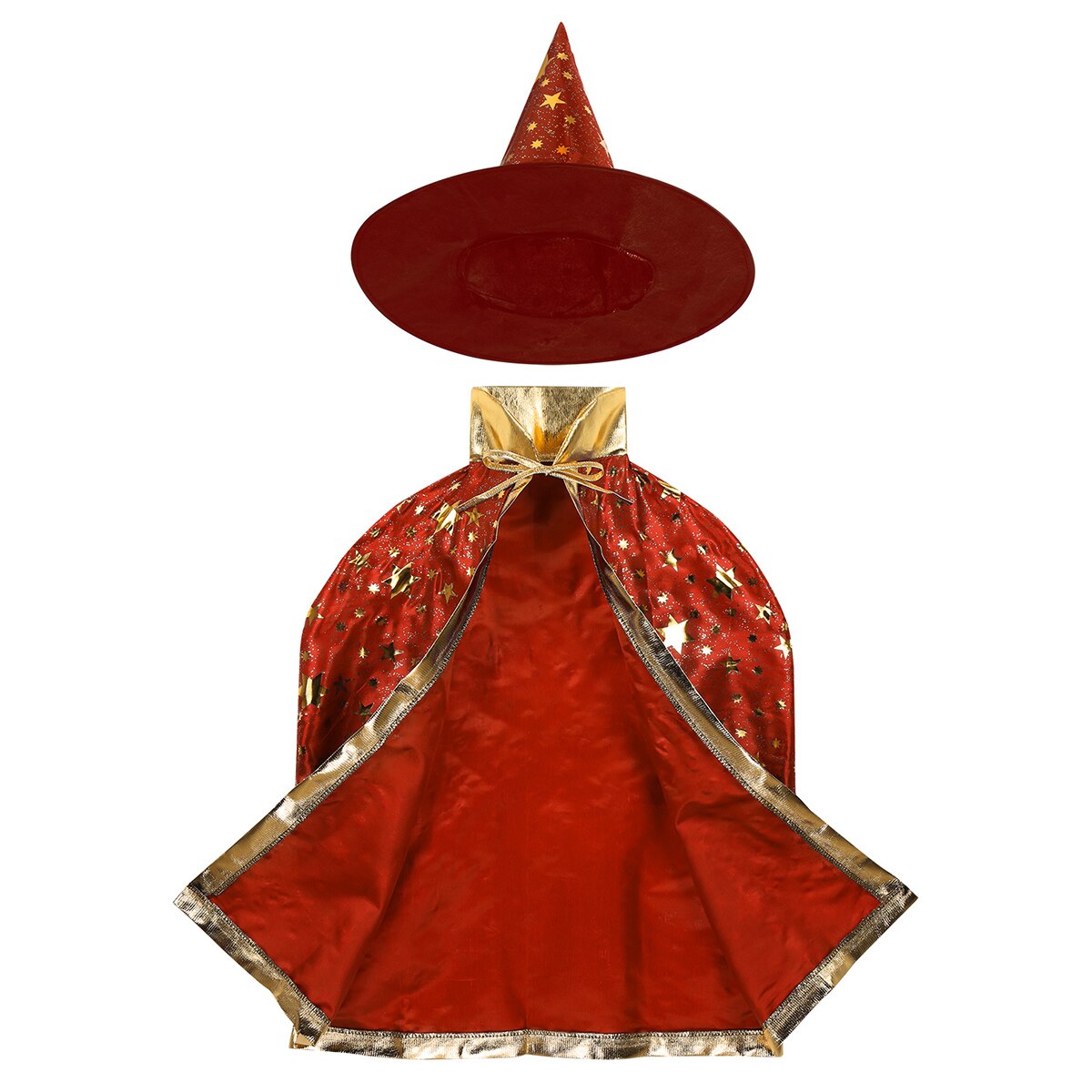 Kids Wizard Costume Cloak & Hat