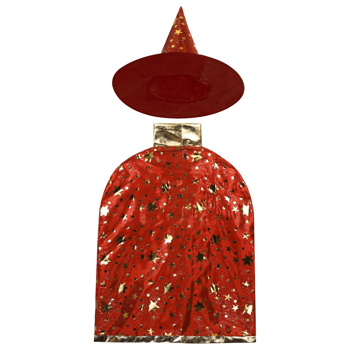 Kids Wizard Costume Cloak & Hat