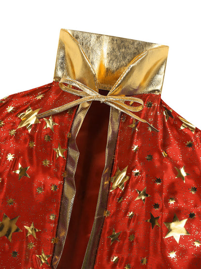 Kids Wizard Costume Cloak & Hat