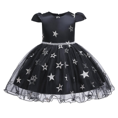 Girls Witch Halloween Costume Tulle Dress & Hat (Age Newborn-8YRS)