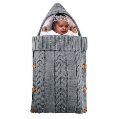 Baby Knitted Sleeping Swaddle Bed