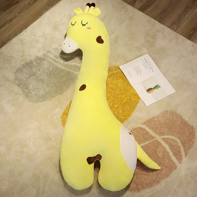 Large Plush Animal Pillow Stuffed Toy 80-140cm Yellow