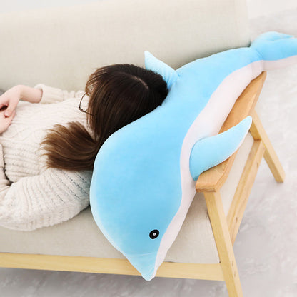 Large Plush Dolphin Pillow Stuffed Toy 30-140cm