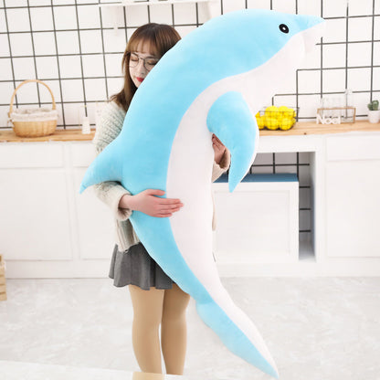 Large Plush Dolphin Pillow Stuffed Toy 30-140cm