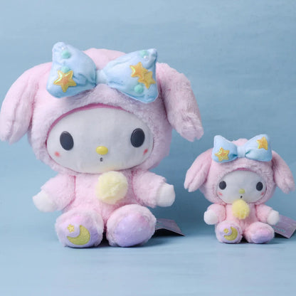 Sanrio Plush Dolls â€“ My Melody, Hello Kitty, Kuromi, Cinnamoroll & Pompompurin | 15â€“25cm Pink
