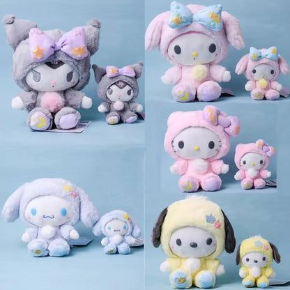 Sanrio Plush Dolls â€“ My Melody, Hello Kitty, Kuromi, Cinnamoroll & Pompompurin | 15â€“25cm
